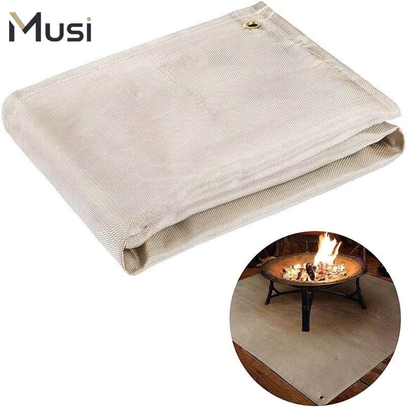 Outdoor Camping Mat - BBQ-Grillmatte, feuerfeste Isoliermatte, hitzebeständige Campingmatten, flammhemmende