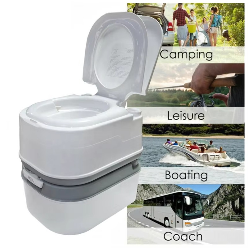 Outdoor Camp - Tragbare Camping-Reise-Wohnmobil-Toilette, Outdoor-Camper, tragbare Reisetoilette