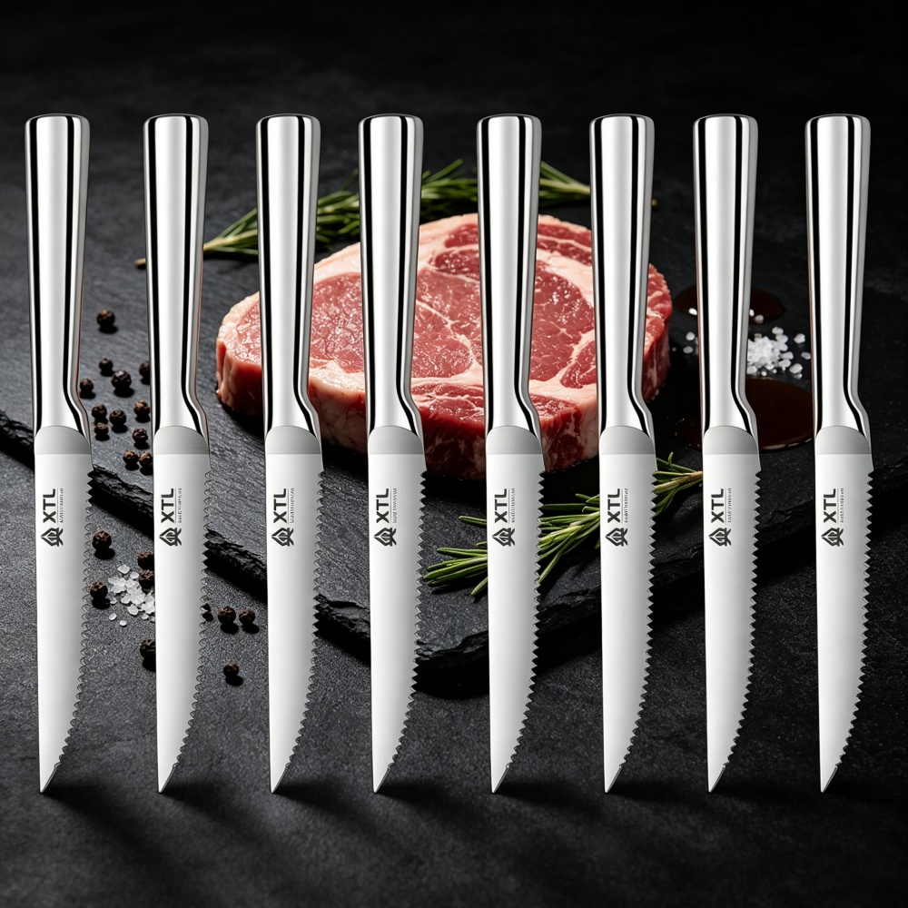 Outdoor Camping Kitchen - Edelstahl-Steakmesser, Entgrätungs-Filetiermesser, Professionelles Kochmesser, Fleischbeil, Rindfleisch-Schneidemesser