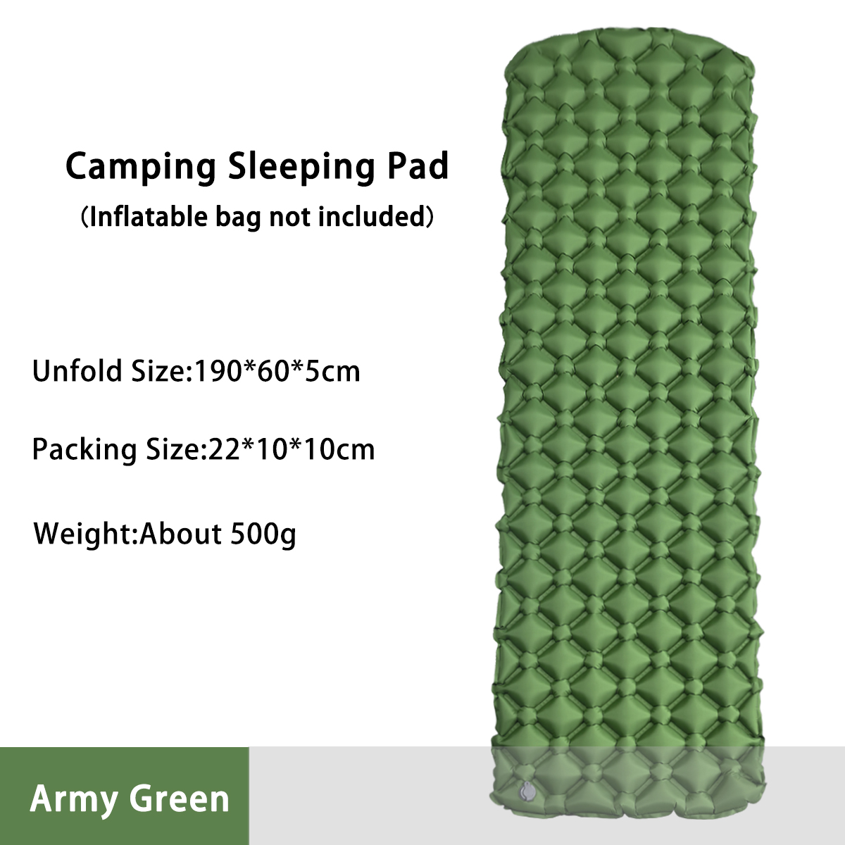 Outdoor Camping Rug - Camping-Luftmatratze für Zelt Faltbares Campingbett Schlafmatte