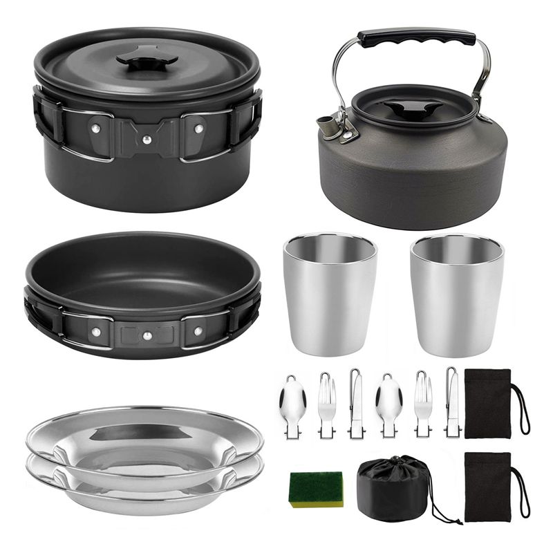 【KÄUFER】Camping-Kochgeschirr,  – Outdoor Camping Cooking Equipment Bewertung und Preis