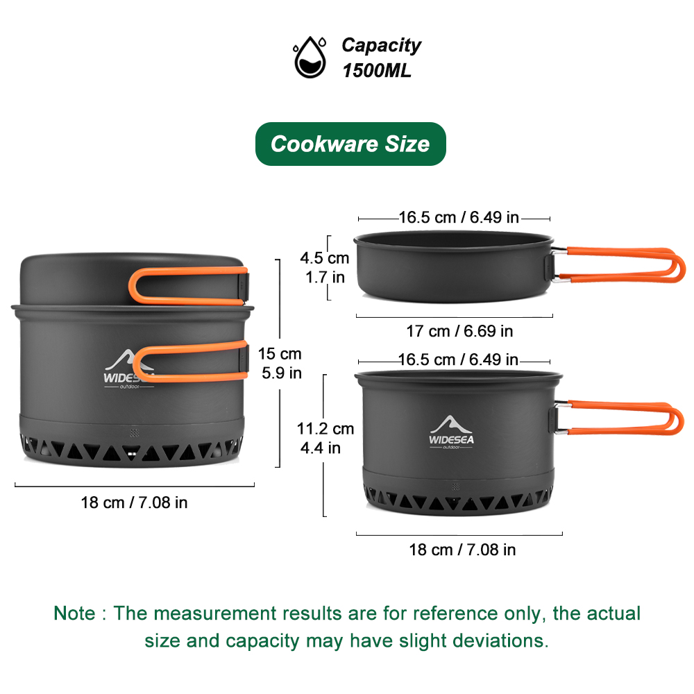 Camping-Geschirr, Outdoor-Koch – Outdoor Camping Cooking Equipment Bewertung und Preis