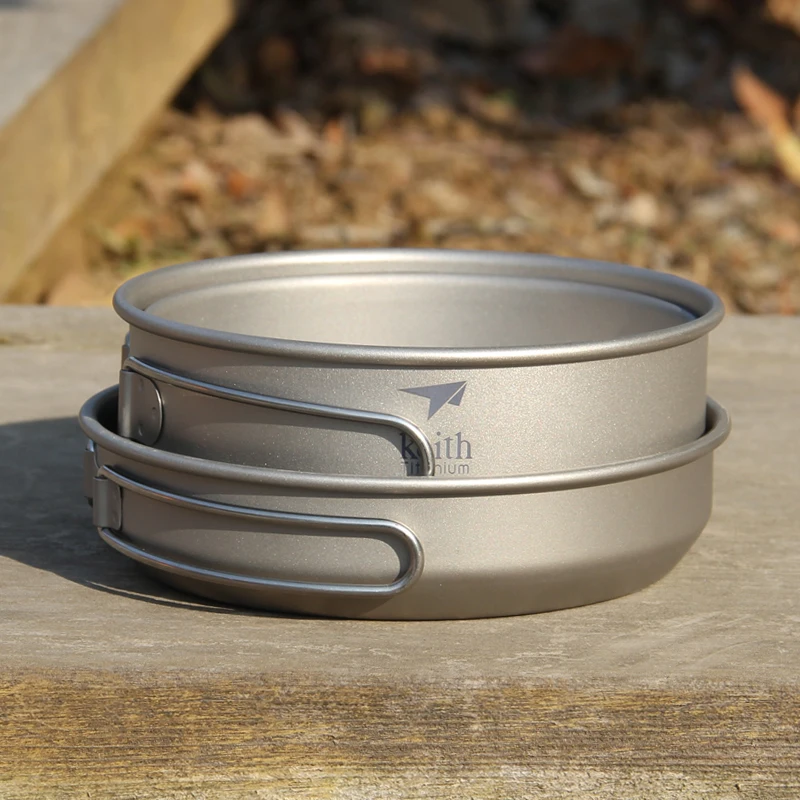 Keith 3pcs Titan Kochgeschirr  – Outdoor Camping Cooking Equipment Bewertung und Preis