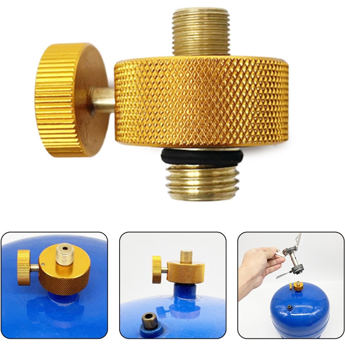 Camping-Gaskocher-Adapter mit  – Outdoor Und Camping Messe Bewertung und Preis