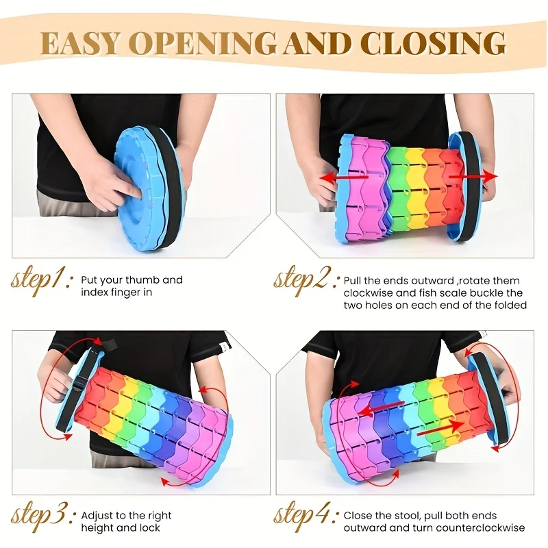 Regenbogenfarbener Teleskop-Ca – Folding Chair Bewertung und Preis