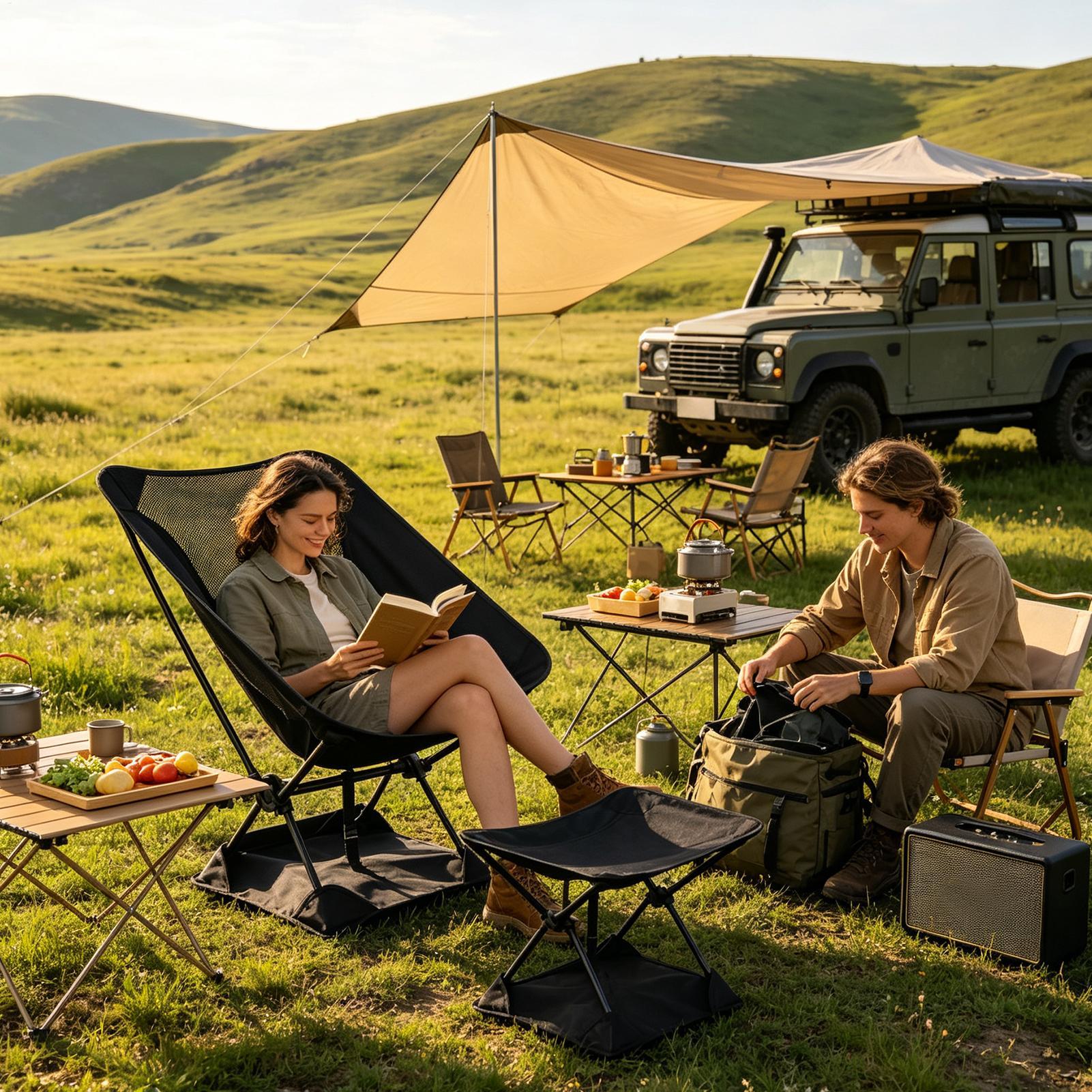 Bodenmatte für Campingstühle,  – Outdoor Camping Rug Bewertung und Preis