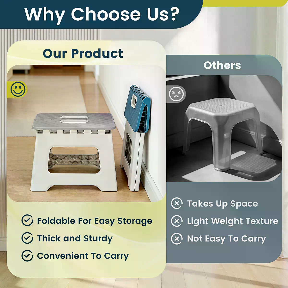 Faltbarer Kunststoff-Tritthock – Outdoor Camping Kitchen Bewertung und Preis