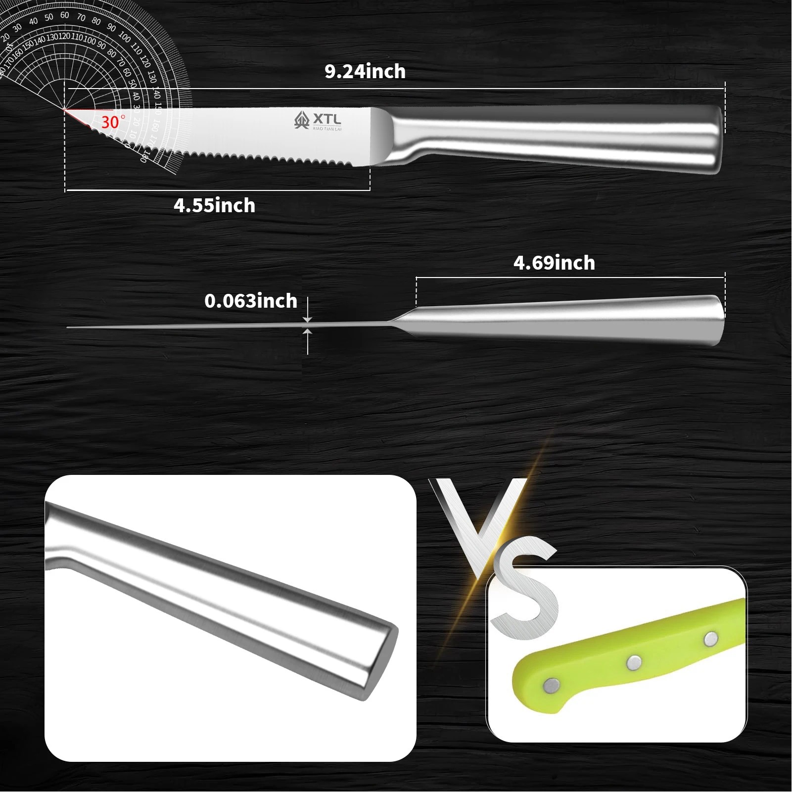 Edelstahl-Steakmesser, Entgrät – Outdoor Camping Kitchen Bewertung und Preis