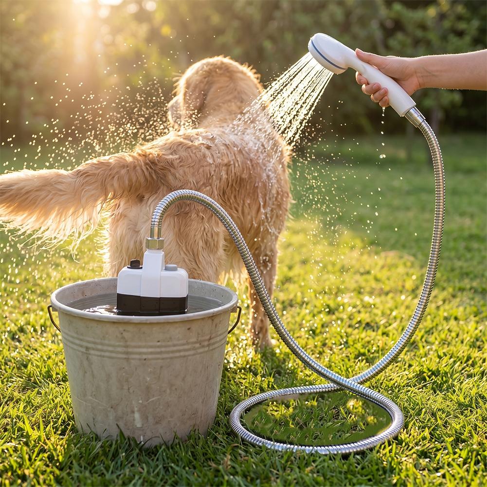 Tragbare Camping-Dusche mit Au – Outdoor Camping Rentals Bewertung und Preis