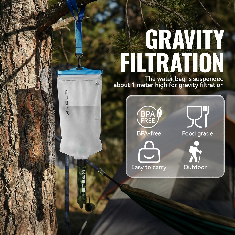 WRELS Tragbares Wasserfilterse – Survival Kit Bewertung und Preis