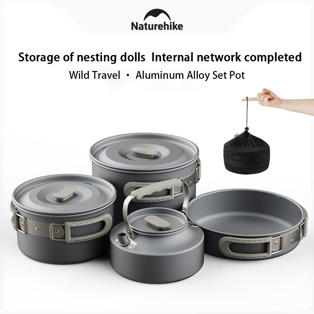 Naturehike Outdoor-Topfset, Ca – Outdoor Camping Cooking Equipment Bewertung und Preis