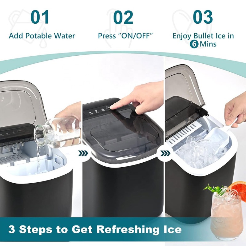 Tragbare Tisch-Eiswürfelmaschi – Kitchen Outdoor Camping Bewertung und Preis
