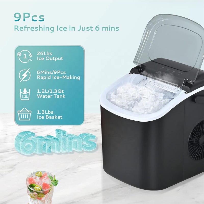 Tragbare Tisch-Eiswürfelmaschi – Kitchen Outdoor Camping Bewertung und Preis
